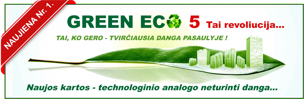 Green Eco 5 baneris
